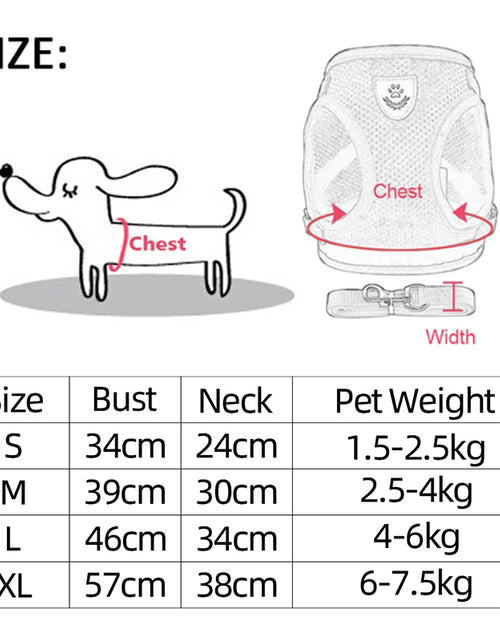 Load image into Gallery viewer, Adjustable Vest Pet Harness
