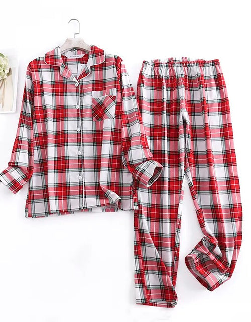 Load image into Gallery viewer, Cotton Flannel Women&#39;s Pajamas Sets
